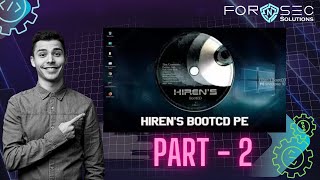Tutorial - 2 |  Hiren Boot | Live Operating System | Cyber Forensic/Security OS