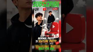 Normal Photo Se YouTube Creator Look? 😱🔥 | 3D AI Photo Editing Tutorial #shorts #sakshameditz
