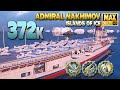 Porteavions nakhimov  372k sur la carte islands of ice  world of warships