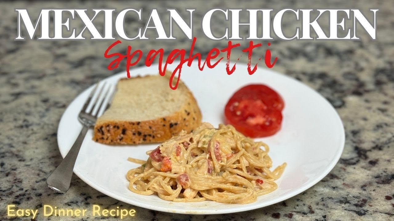 Mexican Chicken Spaghetti - 20 Minute Meal Idea - YouTube