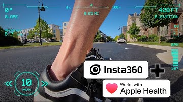 How to add data overlay to your Insta360 footage with Apple Health