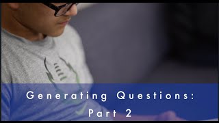 Generating Leveled Questions:  Part 2