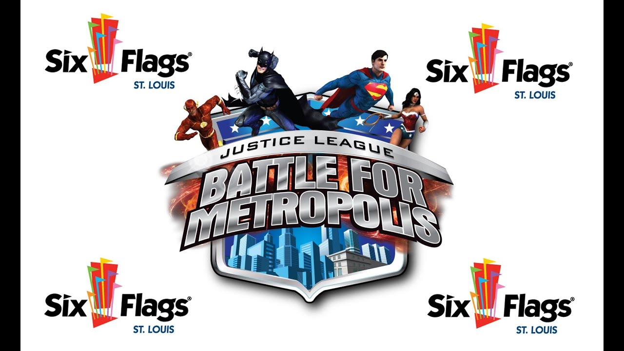 Six Flags St. Louis Justice League POV Promo New For 2015! Dark Ride Roller Coaster DC Comics ...