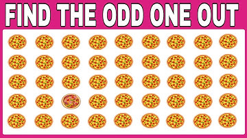 Find The Odd One Out l Optical Illusion Test l Find Hidden Object l #Findoddone #emojiquiz