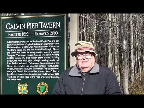 Calvin Pier Tavern - Site Dedication