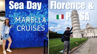 A Choppy Sea Day and Exploring Pisa & Florence, Italy  Marella Explorer 2 Cruise