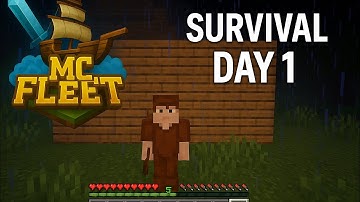 My First Day In Mcfleet Survival Gone Wrong 😰 | Indian Server