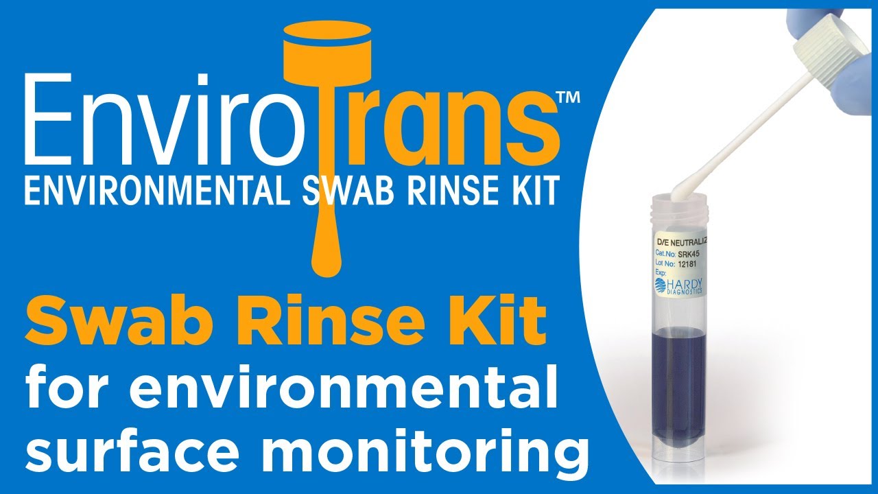 EnviroTrans™ Swab Rinse Kit for environmental surface monitoring YouTube