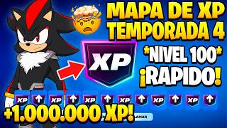 XP MAP 🤯🥵 HOW TO LEVEL UP FAST IN FORTNITE ⚡ XP MAP OR XP MAPS FORTNITE SEASON 4