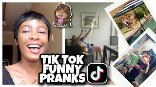 🤭😲🤣 REACTING TO ULTIMATE TIK TOK FUNNY PRANKS 2020 I ULTIMATE TIK TOK FUNNY PRANKS COMPILATION 😂