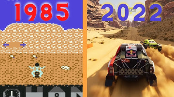 PARIS - DAKAR Videogames Evolution