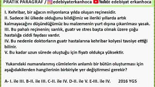 Prati̇k Paragraf - Yer Deği̇şti̇rme