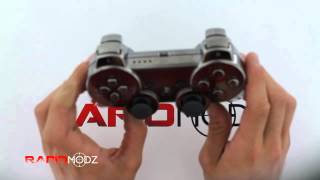 Black Chrome Playstation 3 Modded Controller