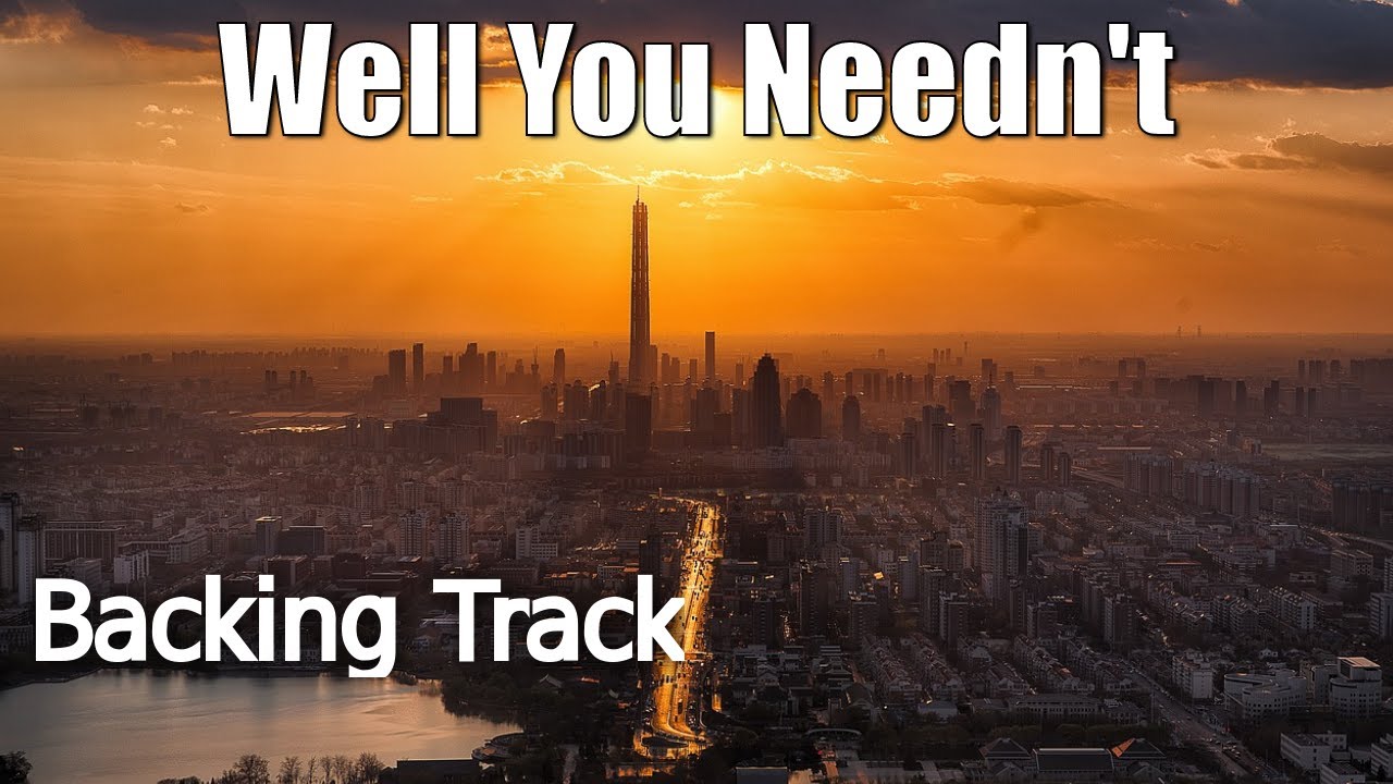 Well, You Needn’t (F) || Play Along | Backing Track || Classic Swing