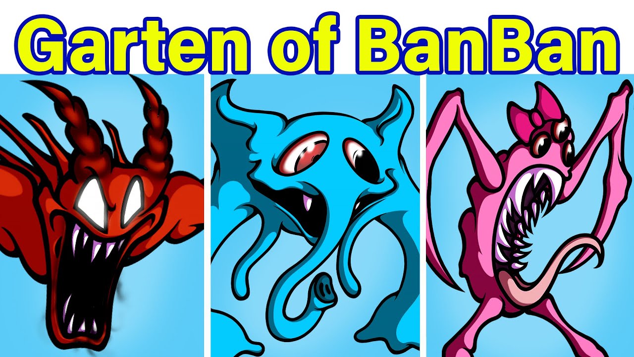 EVIL BANBAN FROM GARTEN OF BANBAN 3 NEW MONSTERS, FAN ART