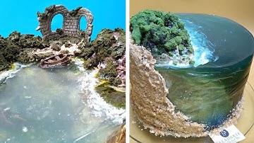 Talented Baker Creates Desert Island Cakes