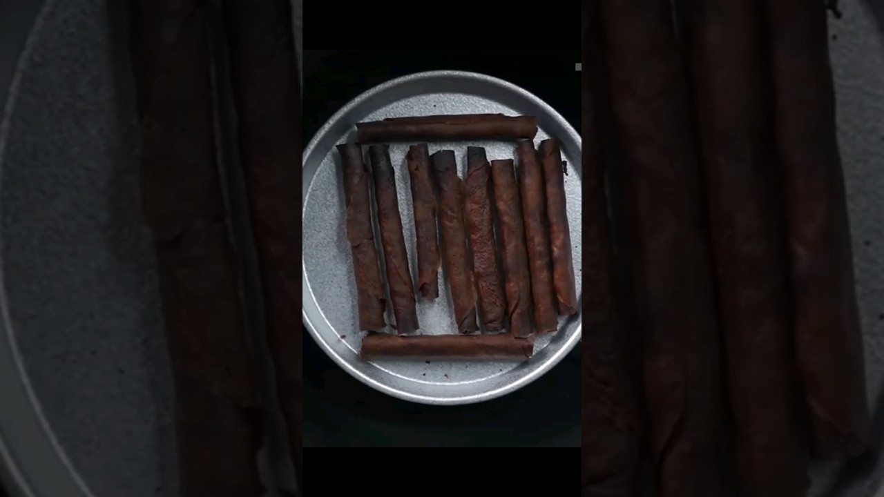 Chocolate Cigarette Cookies