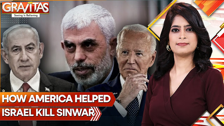 How America Helped Israel Kill Hamas Chief Yahya Sinwar | GRAVITAS