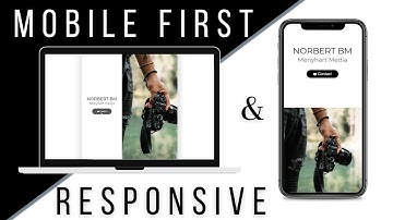 Build a Responsive Mobile First Landing Page - using HTML CSS and SASS | Photography Website