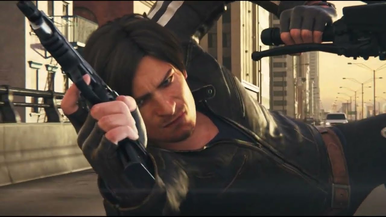 Leon bike chasing scene (Resident evil vendetta); 2017