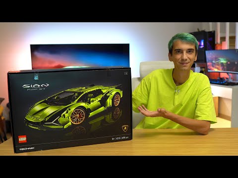 Lego LAMBORGHINI SIÁN Yaptım! (RGB Led Modifiyeli)