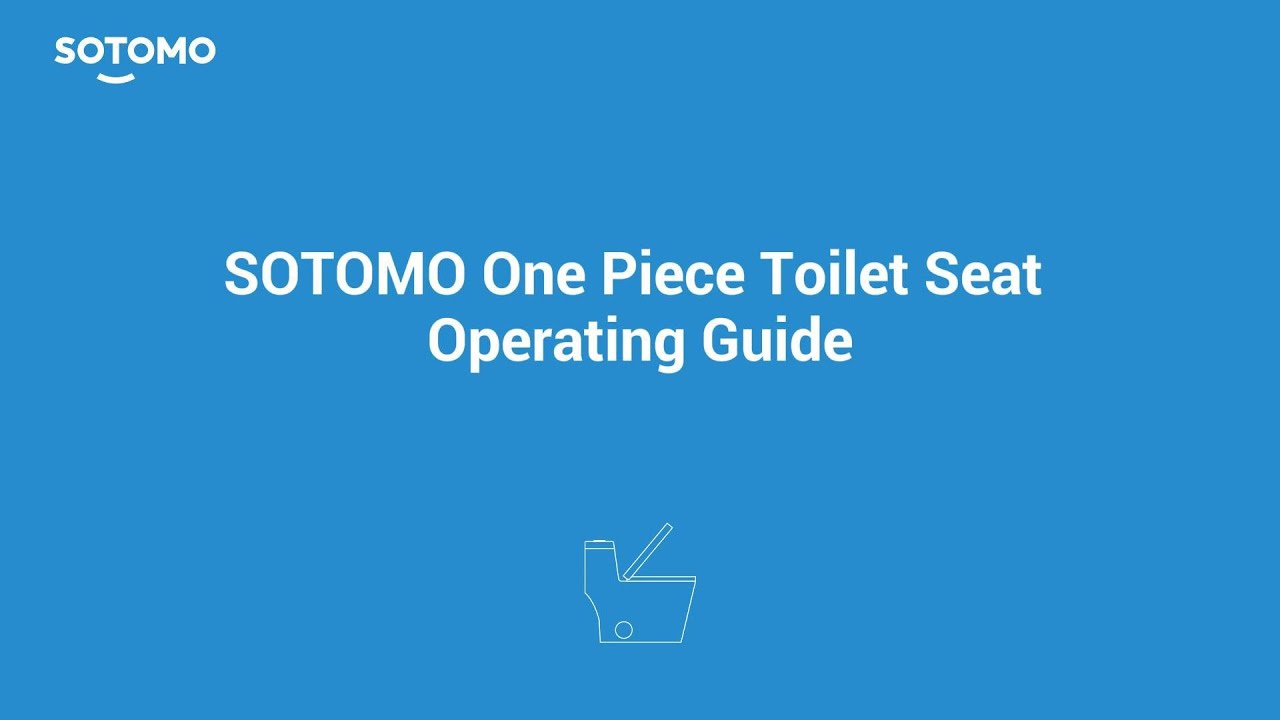 SOTOMO One Piece Toilet Seat Replacement Procedure