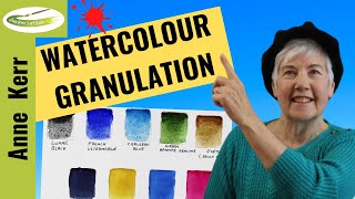 WATERCOLOUR GRANULATION.  What is it?  How to use it.