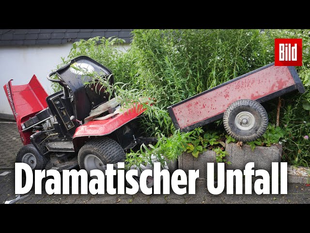 Wilnsdorf: Junge stirbt nach Fahrt mit Rasenmäher-Traktor