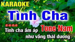 Tình Cha Karaoke Tone Nam Beat Chuẩn Dễ Hát | Karaoke Hà Nhi