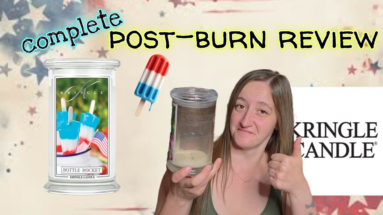 Kringle Candle Bottle Rocket 2 wick large jar review summer 2025