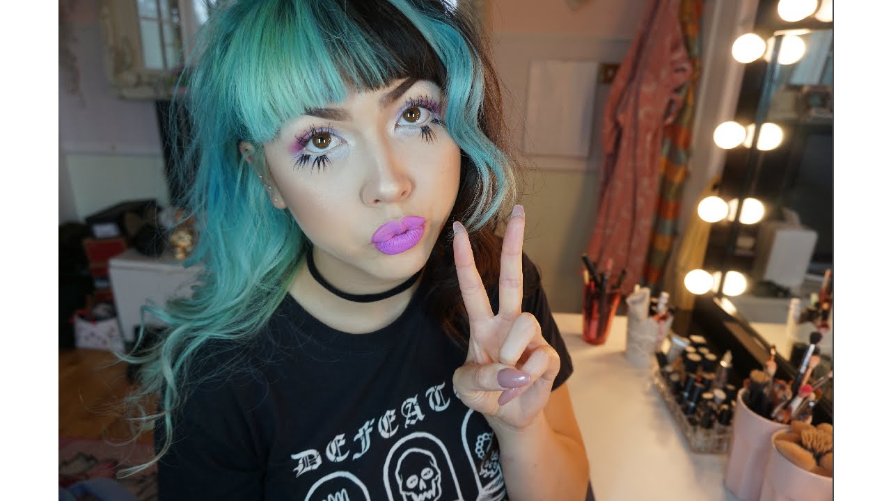 Harajuku Inspired Look Using Sugarpill Sparkle Baby Palette