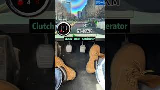 Clutch Brake Accelerator Explained Simply | Manual Car Driving Basics #Shorts #youtubeshorts