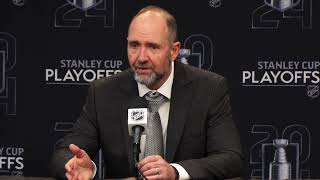 Dallas Stars Coach Pete DeBoer Postgame Interview (Game 2 Loss vs Vegas)