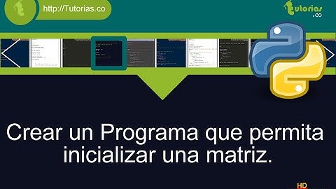 arrays – python (inicializacion de matriz)
