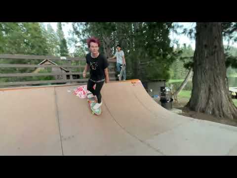 Mini ramp by the lake
