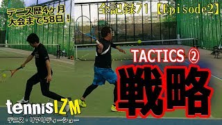 【後編】テニス歴半年でシングルス優勝するための戦略！【tennisism71】