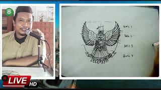 Cara Menggambar Burung Garuda Dengan Bantuan Huruf 'U' Garuda Pancasila Cara Menggambar Burung Garuda Dengan Bantuan Huruf 'U' Garuda Pancasila