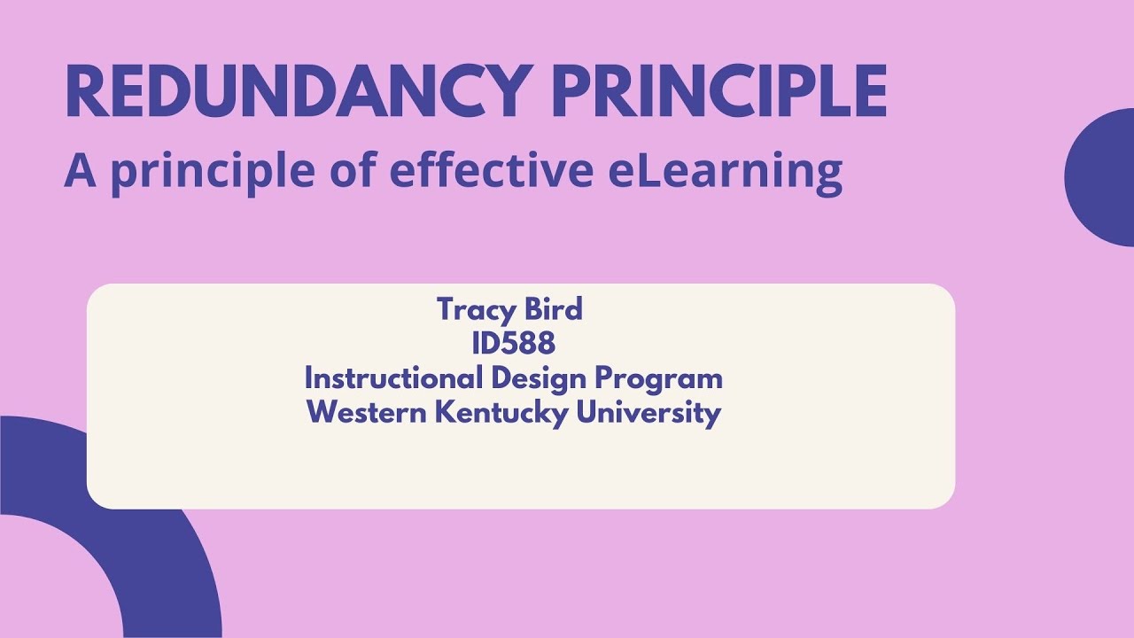 The Redundancy Principle