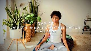 30 Day Meditation Challenge | 5 Minute Daily Meditation | Day 27: Exploring Anchors