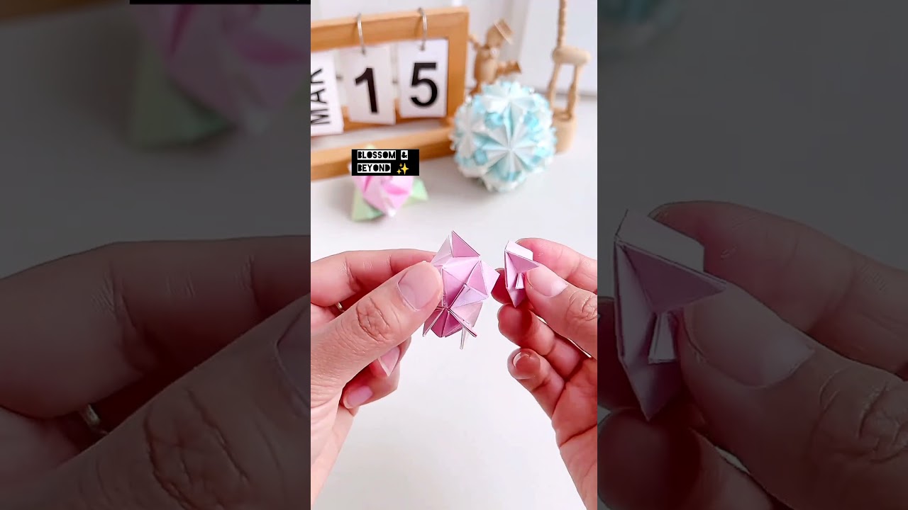 🌺 Beautiful Origami Flower Tutorial | Easy DIY Paper Craft for Beginners 