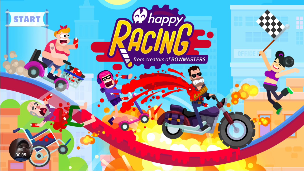 Happy racing LV. 1 gameplay with shelzy bike - YouTube