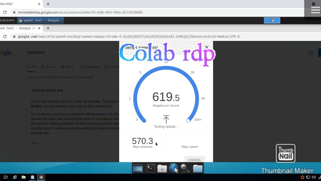 how to get rdp with google colab