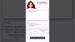 Details Python KeyError Ask safely instead 🔑 #python Update