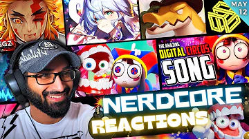 Nerdcore Reactions | 954mari Shwabadi Cam Steady Nerdout GameboyJones HalaCG