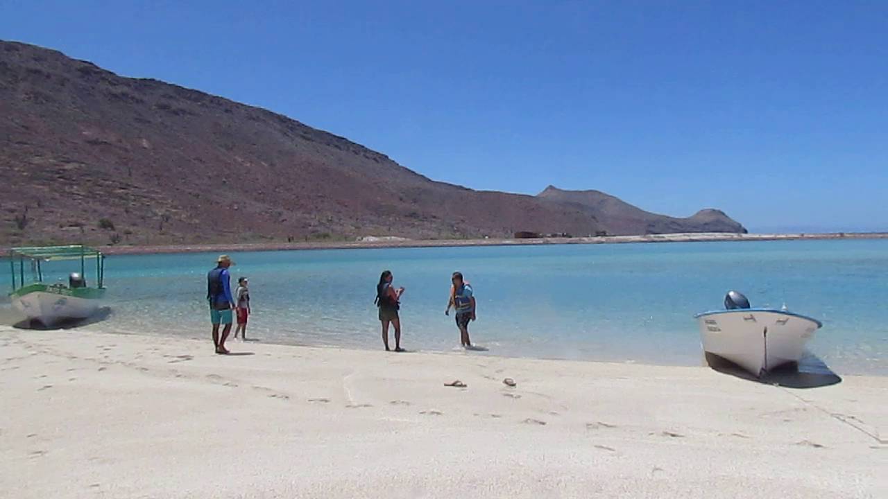 Fishermen village on Isla Partida near La Paz, Baja California Sur, Mexico