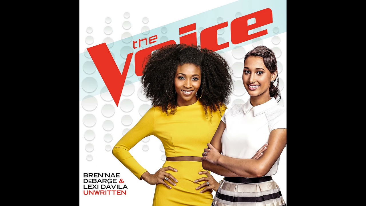 Bren'nae DeBarge & Lexi Dávila | Unwritten | Studio Version | The Voice 8