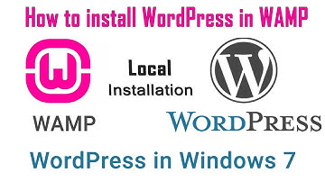How To Install WordPress In Localhost Using Windows 7 WAMP Server