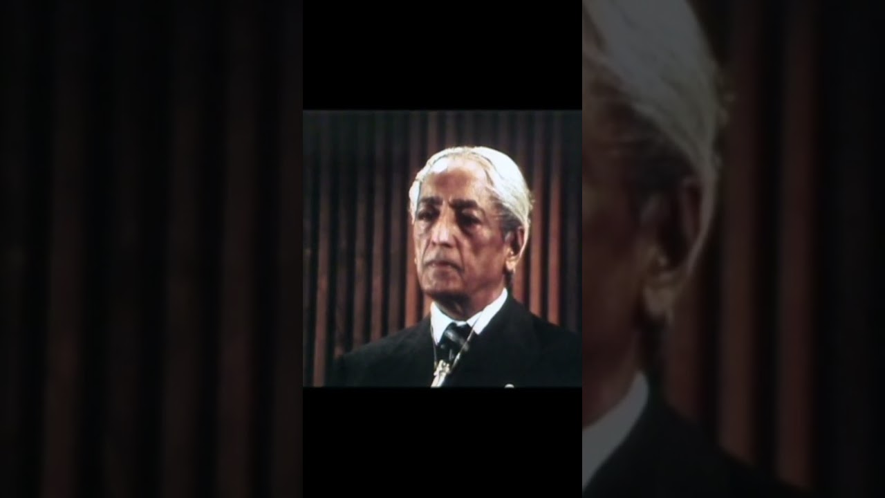 A life without meaning | Krishnamurti