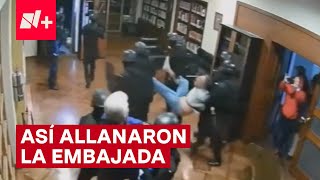 Video de la Embajada México en Ecuador durante su hallanamiento - N+