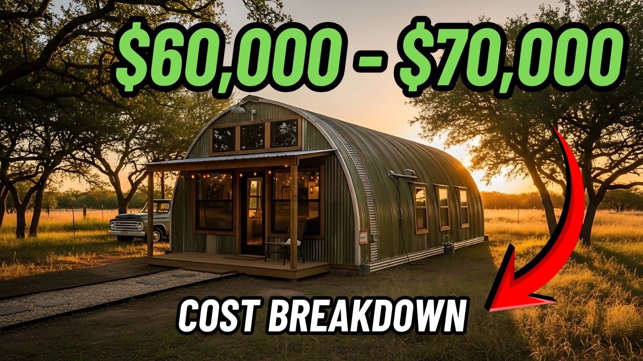 Бюджет на строительство крошечного ангара типа «Квонсет» (барндоминиум) — разбивка затрат